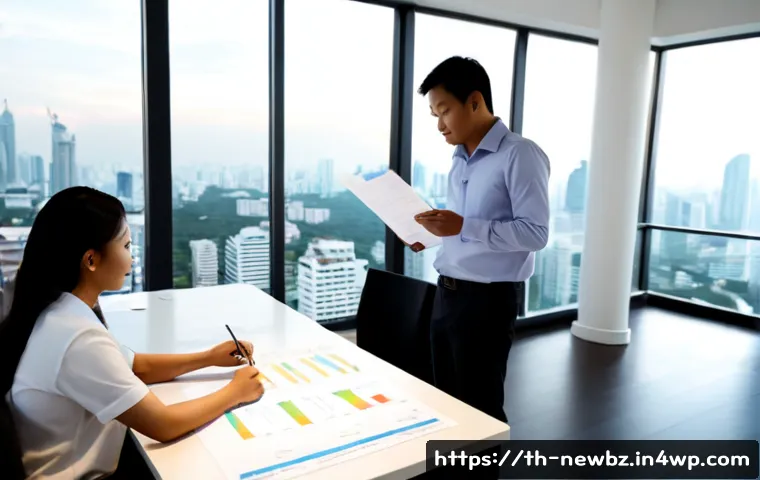 Home 17 스타트업 투자자에게 어필하는 비즈니스 계획 작성법 - Photorealistic startup founder in a smart casual outfit presenting a clean visual business plan with...